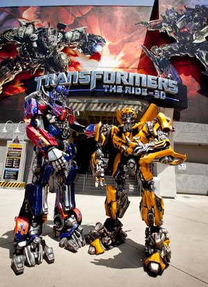 Transformers-Characters-Prime-and-Bee-Ride
